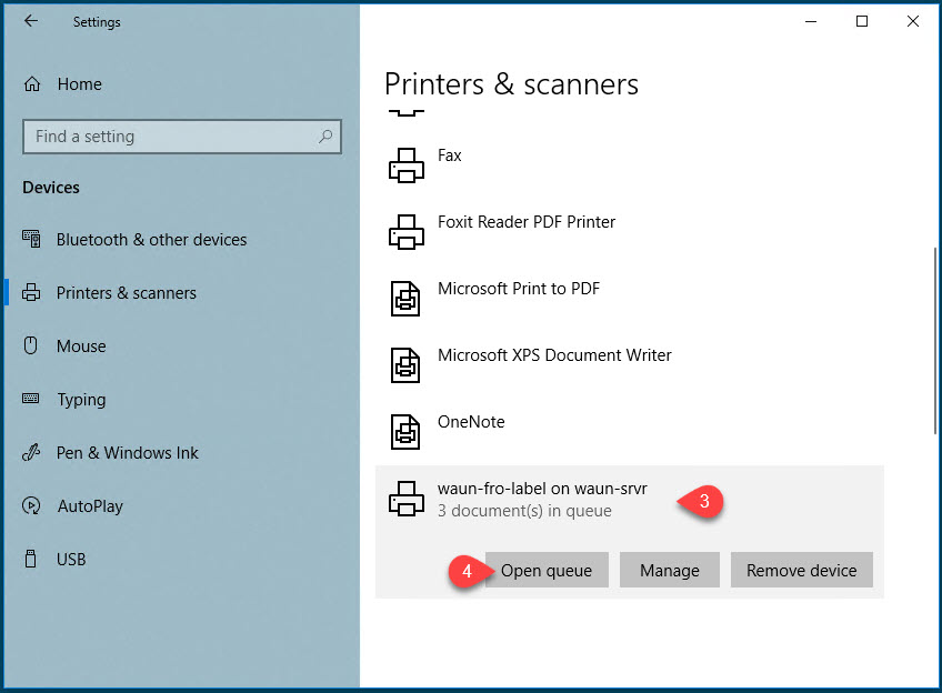 Clear Printer Queue FCD Help Desk