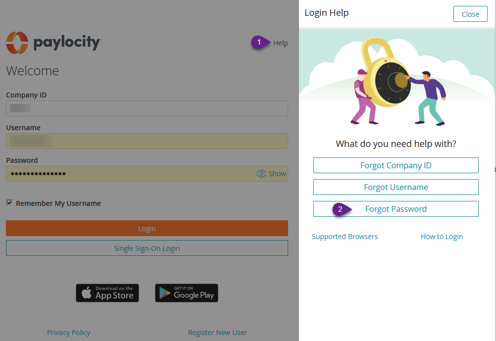 Paylocity Password Reset – FCD - Help Desk